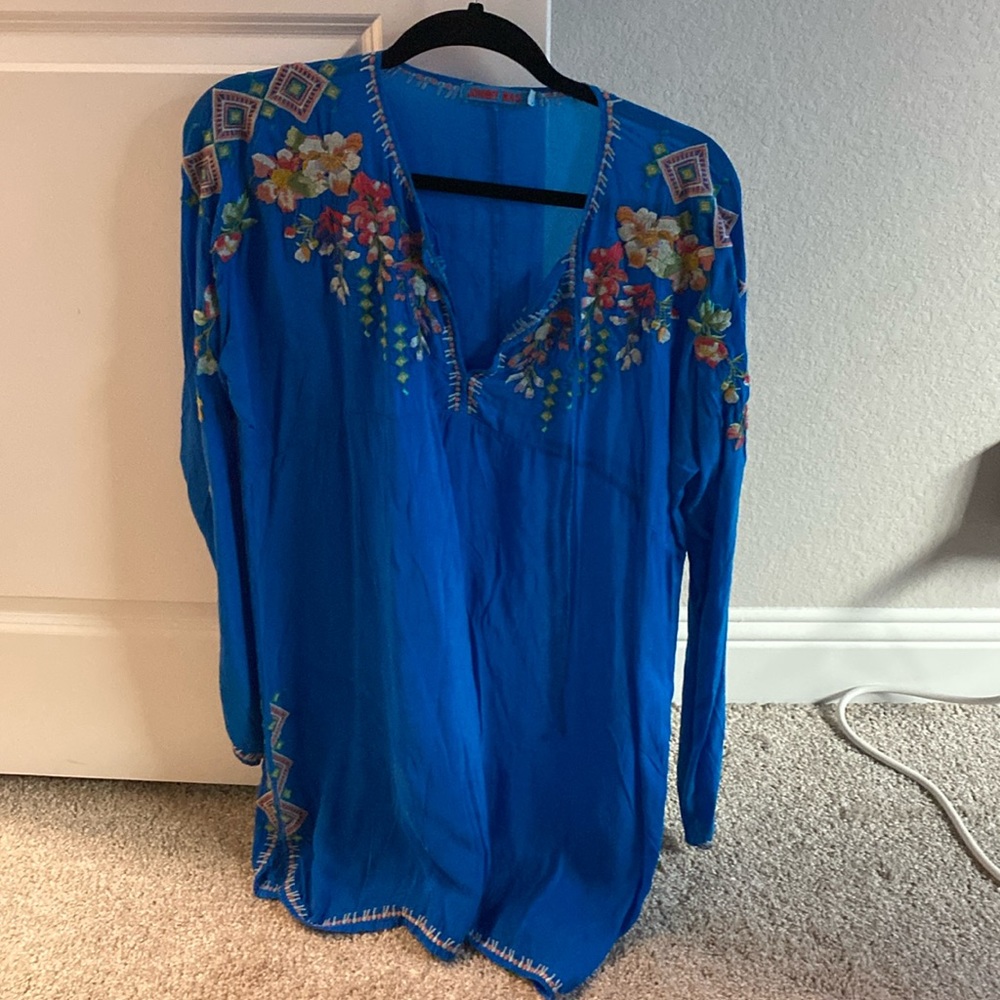 Johnny was tunic v neck